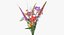Prop Wild Flower Bouquet Pose 01 and Pose 02 3D