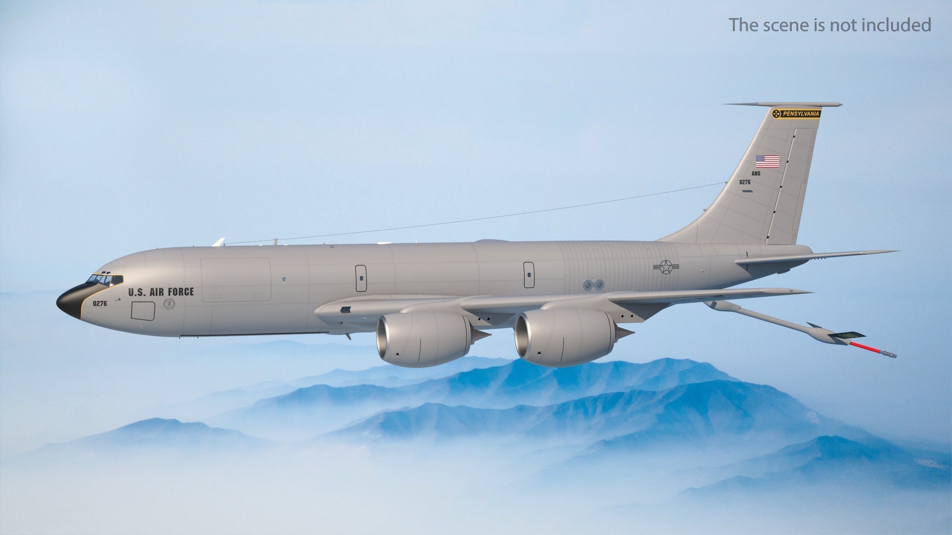 Boeing KC 135 Stratotanker Refueling Aircraft model - TurboSquid 1740310