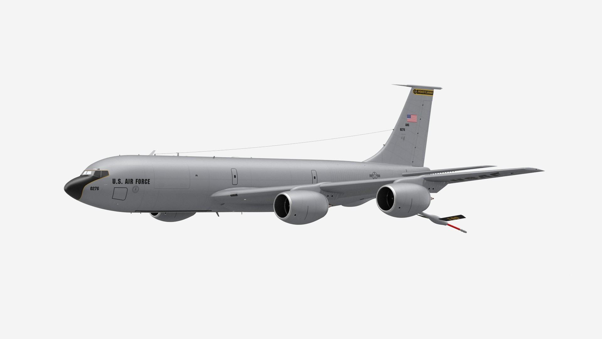 Boeing KC 135 Stratotanker Refueling Aircraft model TurboSquid 1740310