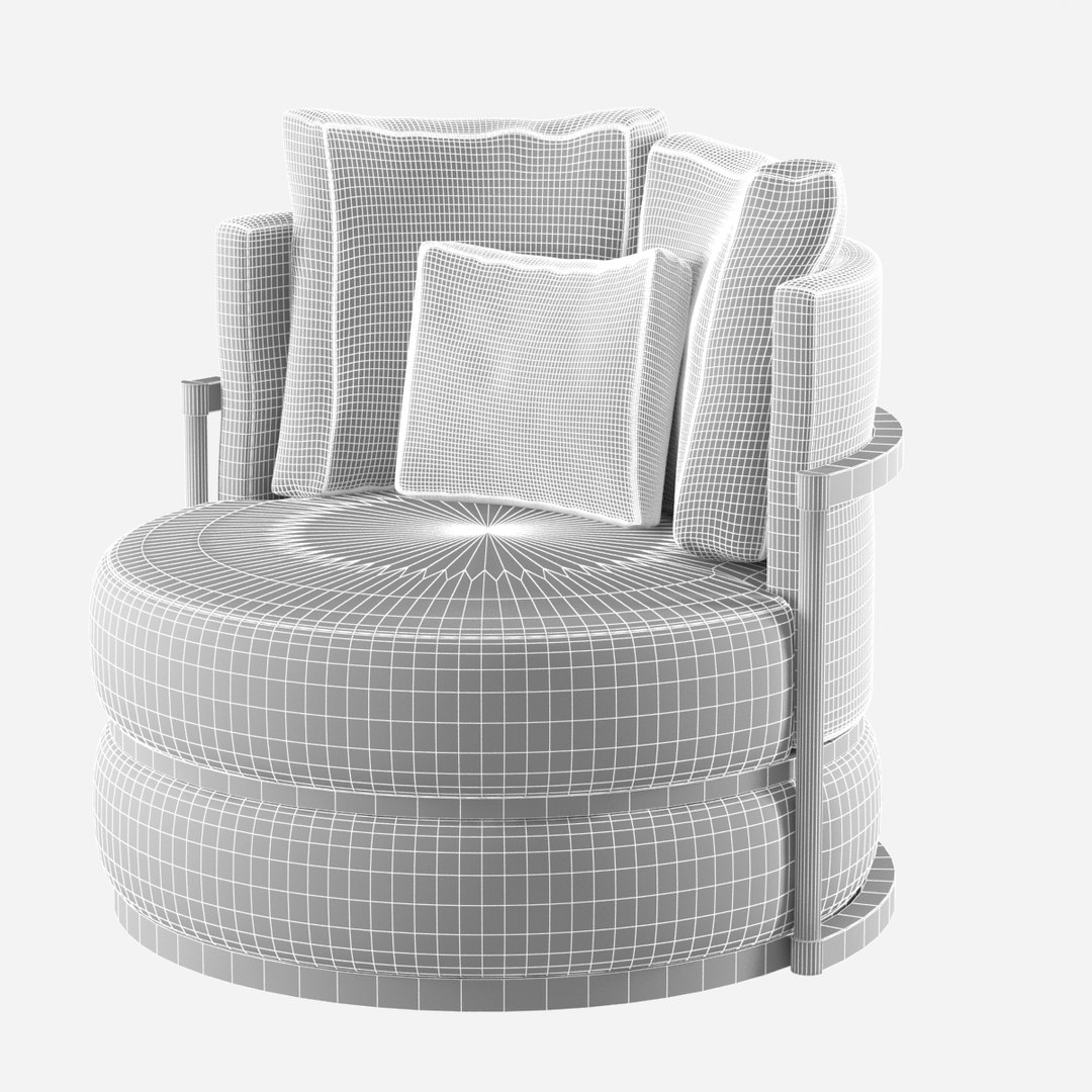 3d Chaumont Armchair Frato Interiors