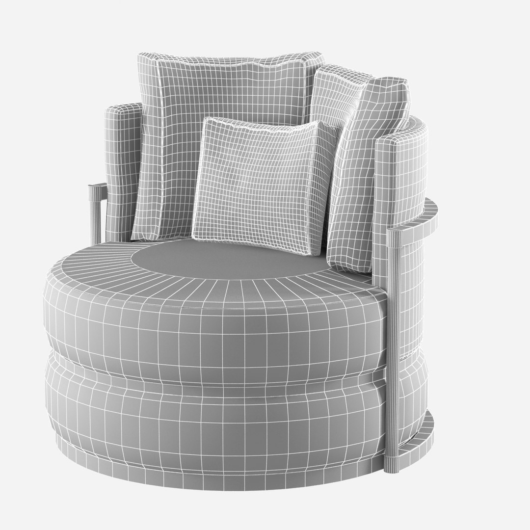 3d Chaumont Armchair Frato Interiors