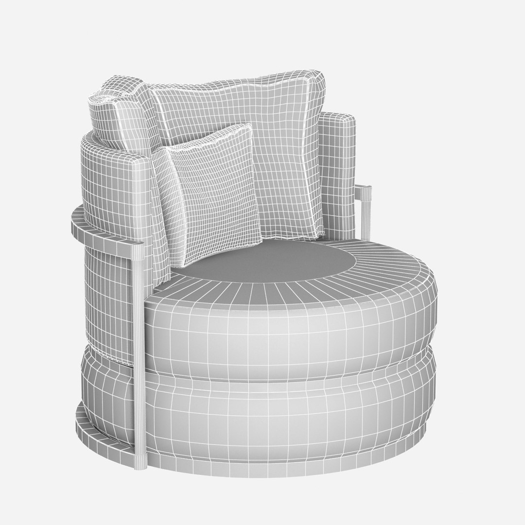 3d Chaumont Armchair Frato Interiors