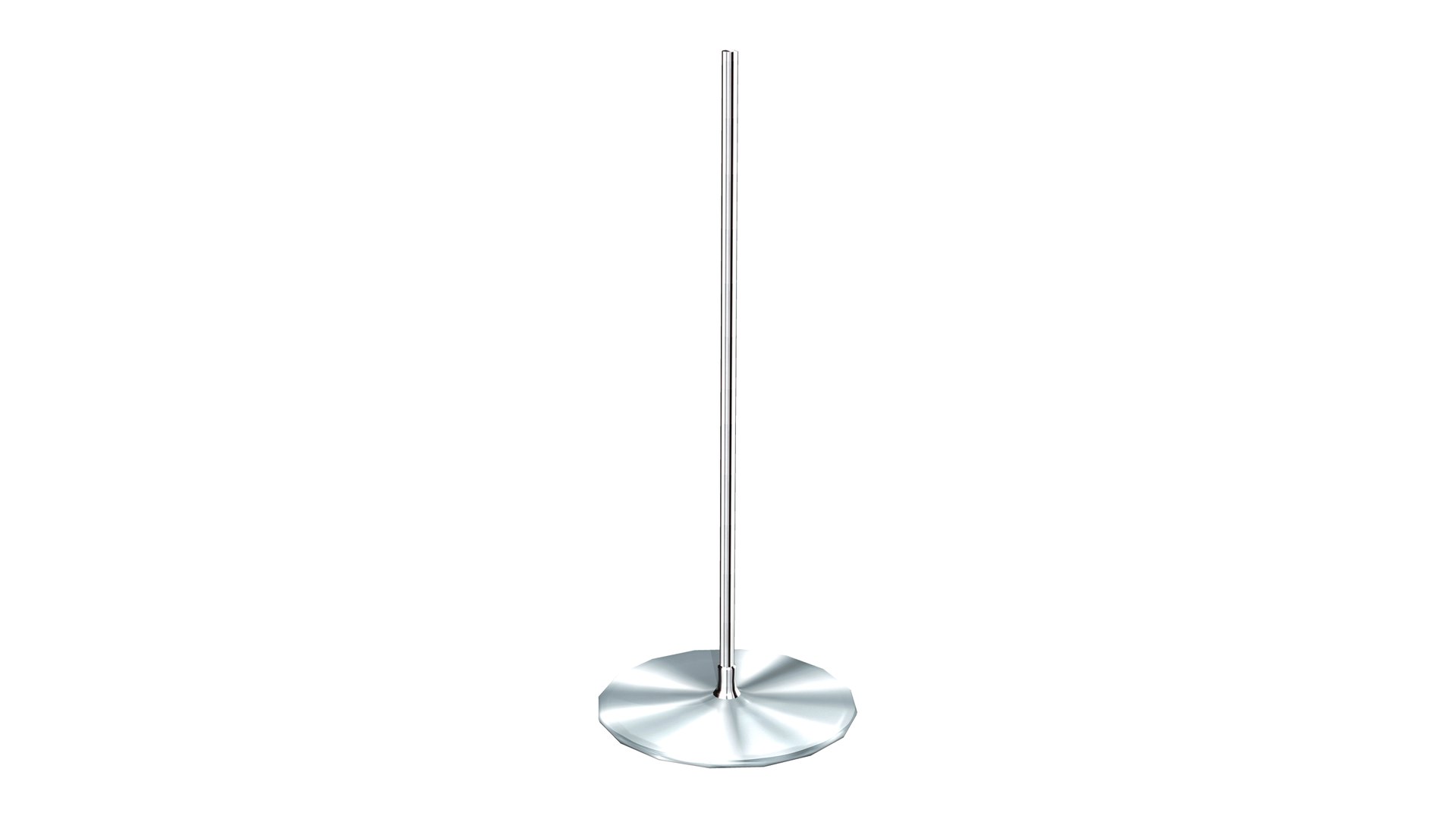 Multipurpose Chrome Stand Base 3D - TurboSquid 1845479