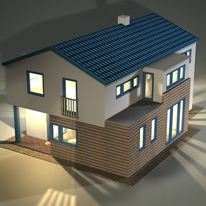 3d model apartment house