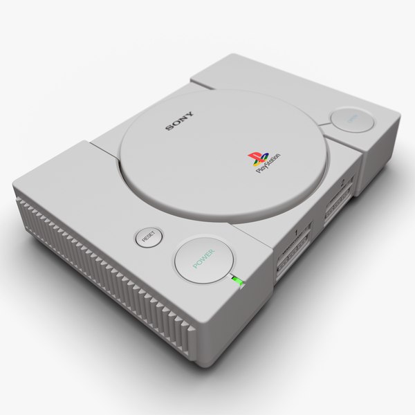 Playstation 1 console 3D model