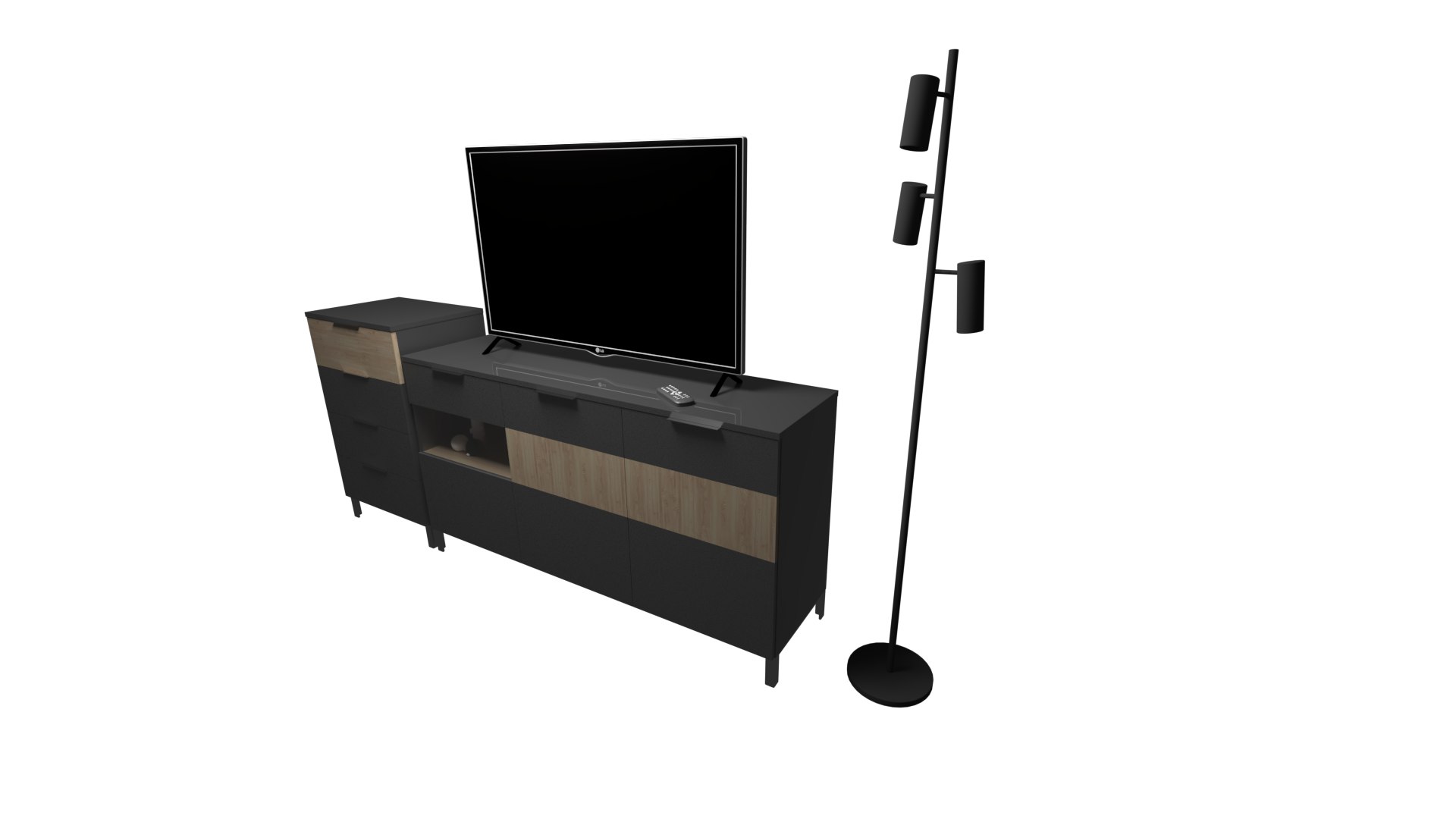 3D Tvstand Dresser Sideboard ONYX TurboSquid 2021867