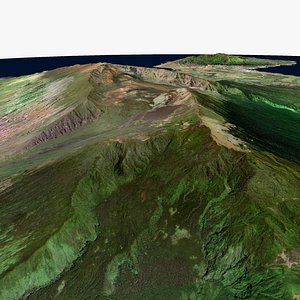Maui Island Hawaiian Archipelago State of Hawaii US 3D