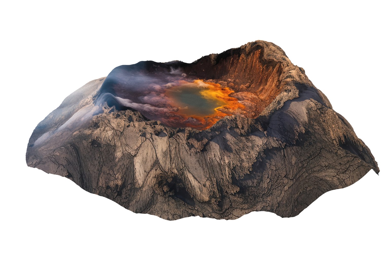 Mega Volcanoes Pack 9 3D Model - TurboSquid 2064639