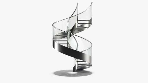 Spiral stair staircase 3D model - TurboSquid 1611900