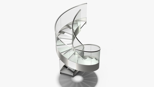 Spiral stair staircase 3D model - TurboSquid 1611900