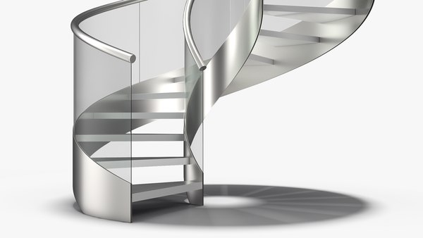 Spiral stair staircase 3D model - TurboSquid 1611900