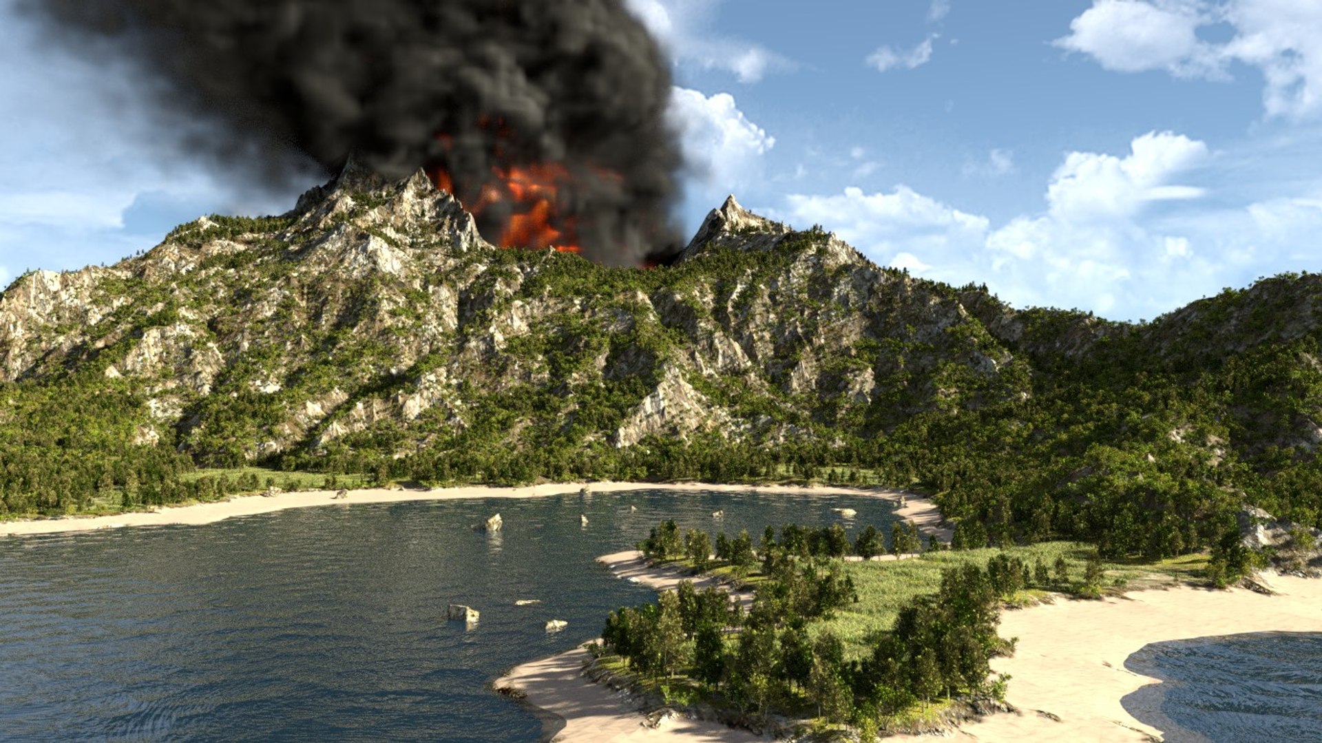 3D model island blender https://p.turbosquid.com/ts-thumb/R9/pBc6lM/VddmClIG/volcanoisland_03/jpg/1548940033/1920x1080/fit_q87/e162dafbe523501cec98f0e4b161a262a99a1470/volcanoisland_03.jpg