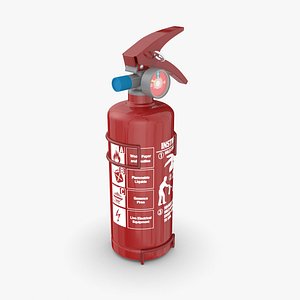 small extinguisher 3D model