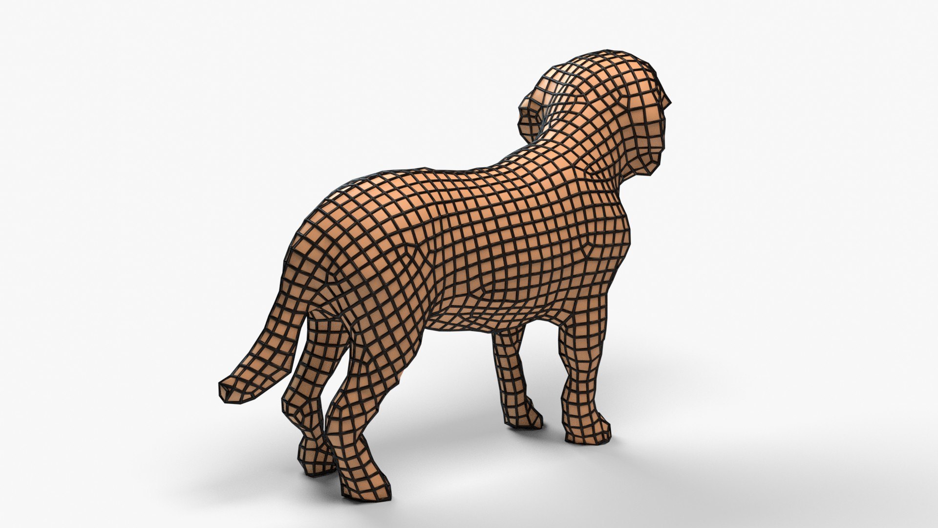 Figurine Standing Dog 3D Model - TurboSquid 1769388