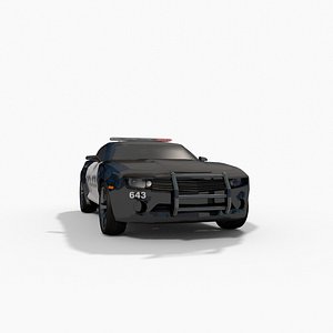 Transformer Barricade car 3D model