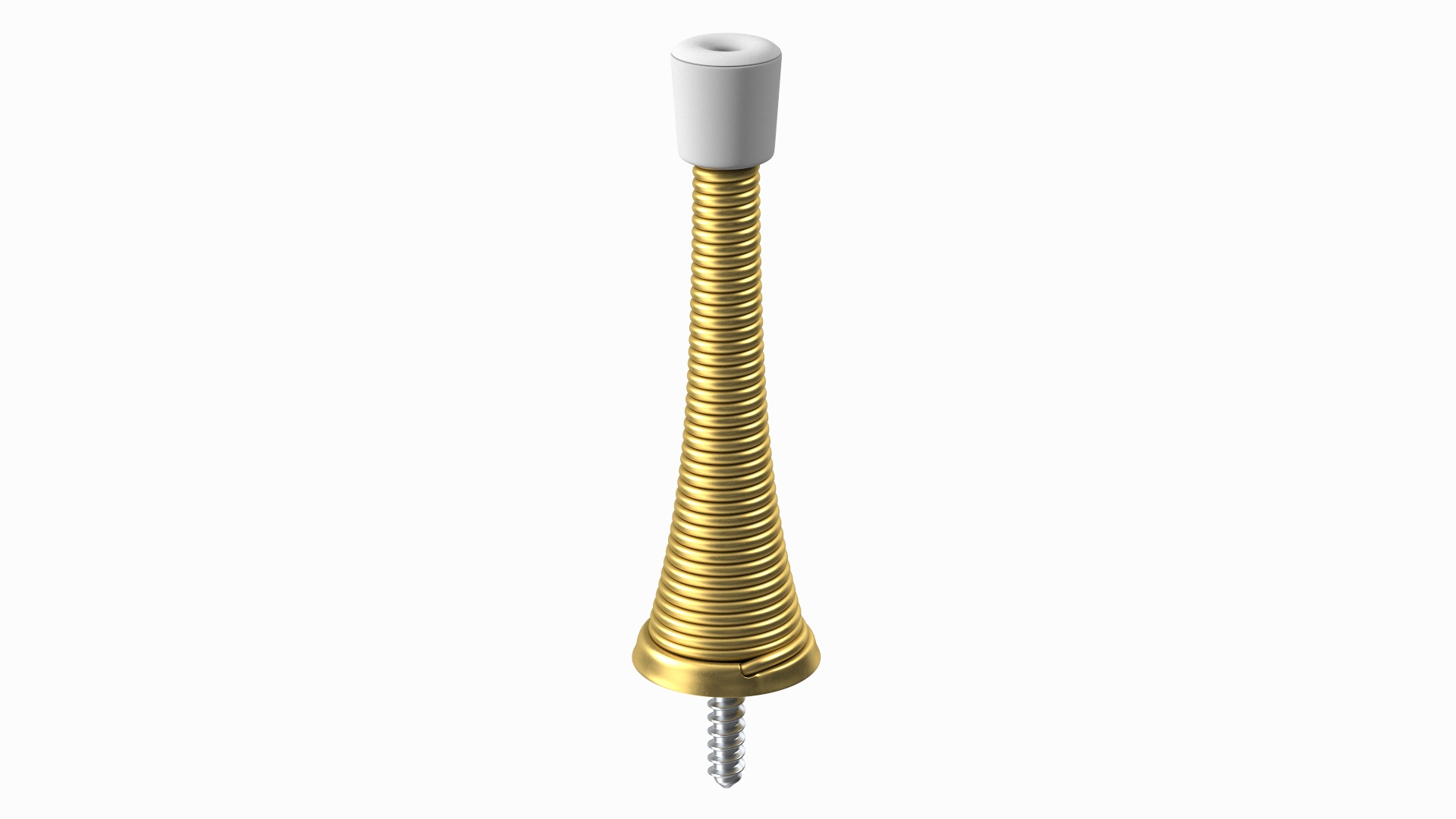 Spring Door Stopper Gold 3D Model TurboSquid 2131796