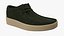 Clarks Wallabee Cup Grünes Wildleder