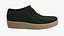 Clarks Wallabee Cup Grünes Wildleder