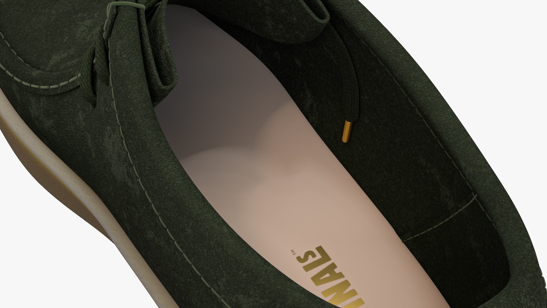 Clarks Wallabee Cup Green Suede model https://p.turbosquid.com/ts-thumb/R9/y1p8SC/i4/clarkswallabeecupgreensuede12/jpg/1714725678/1920x1080/fit_q87/91eaa13657b10ea784cad9d70c6ba2279a918585/clarkswallabeecupgreensuede12.jpg