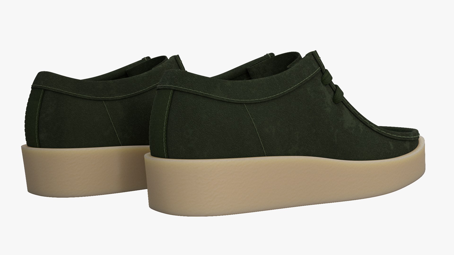 Clarks Wallabee Cup Green Suede model https://p.turbosquid.com/ts-thumb/R9/y1p8SC/kj/clarkswallabeecupgreensuede05/jpg/1714725671/1920x1080/fit_q87/0a3d148b35a81e29cc957002776fd063de9f9992/clarkswallabeecupgreensuede05.jpg