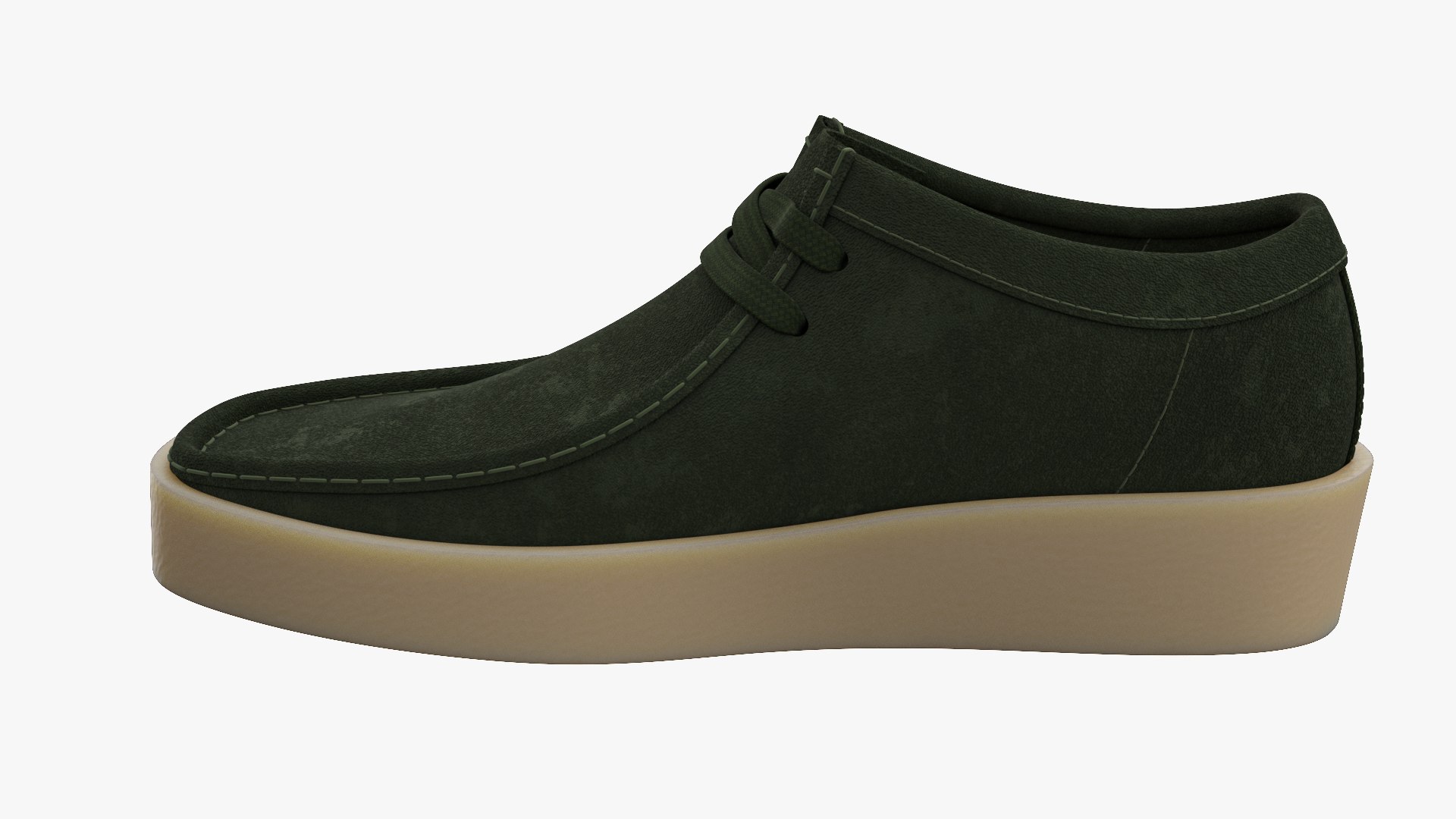 Clarks Wallabee Cup Green Suede model https://p.turbosquid.com/ts-thumb/R9/y1p8SC/vs/clarkswallabeecupgreensuede07/jpg/1714725673/1920x1080/fit_q87/8ca8b4965d967d79981bd3e039c607d544020ef3/clarkswallabeecupgreensuede07.jpg