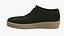 Clarks Wallabee Cup Grünes Wildleder