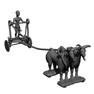 statue animal 3D