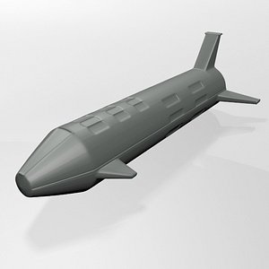 spaceship 01 3D model