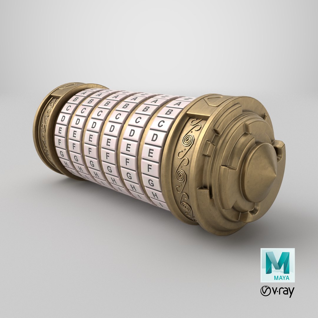 Da Vinci Cryptex Letter Combination Lock Gold 3D https://p.turbosquid.com/ts-thumb/RA/5jpofY/lN/stemcell_maya_vray_render/png/1768242017/1920x1080/fit_q87/9439f049dd47637f6b58c7f6fb15137128eea184/stemcell_maya_vray_render.jpg