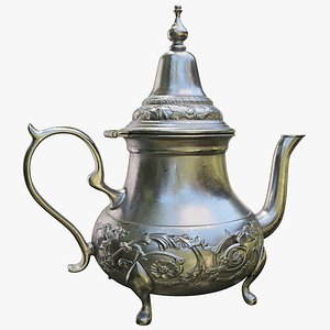 moroccan teapot 3D model