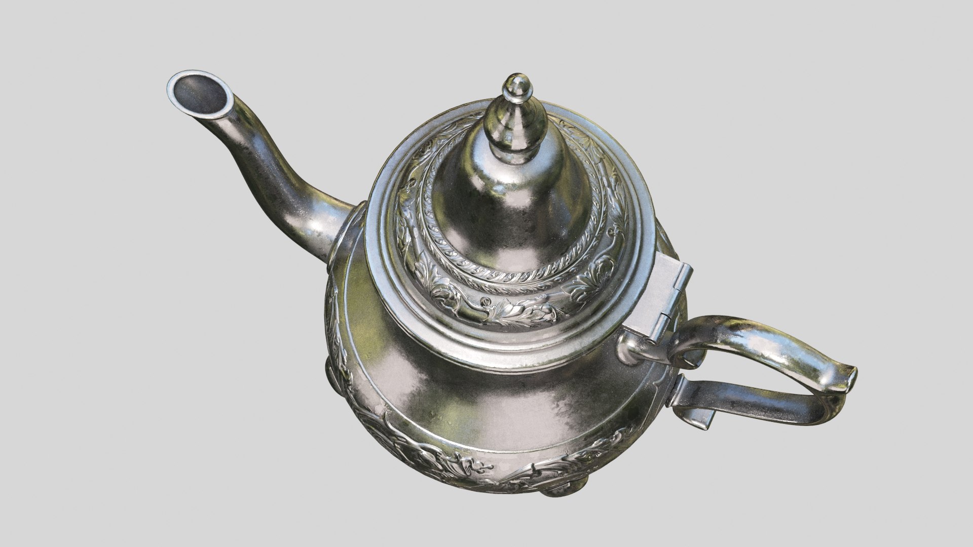 Moroccan Teapot 3D Model TurboSquid 1516543