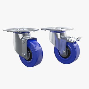 Caster Wheels with locks model