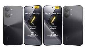 3D Xiaomi POCO X8 Pro Max Black