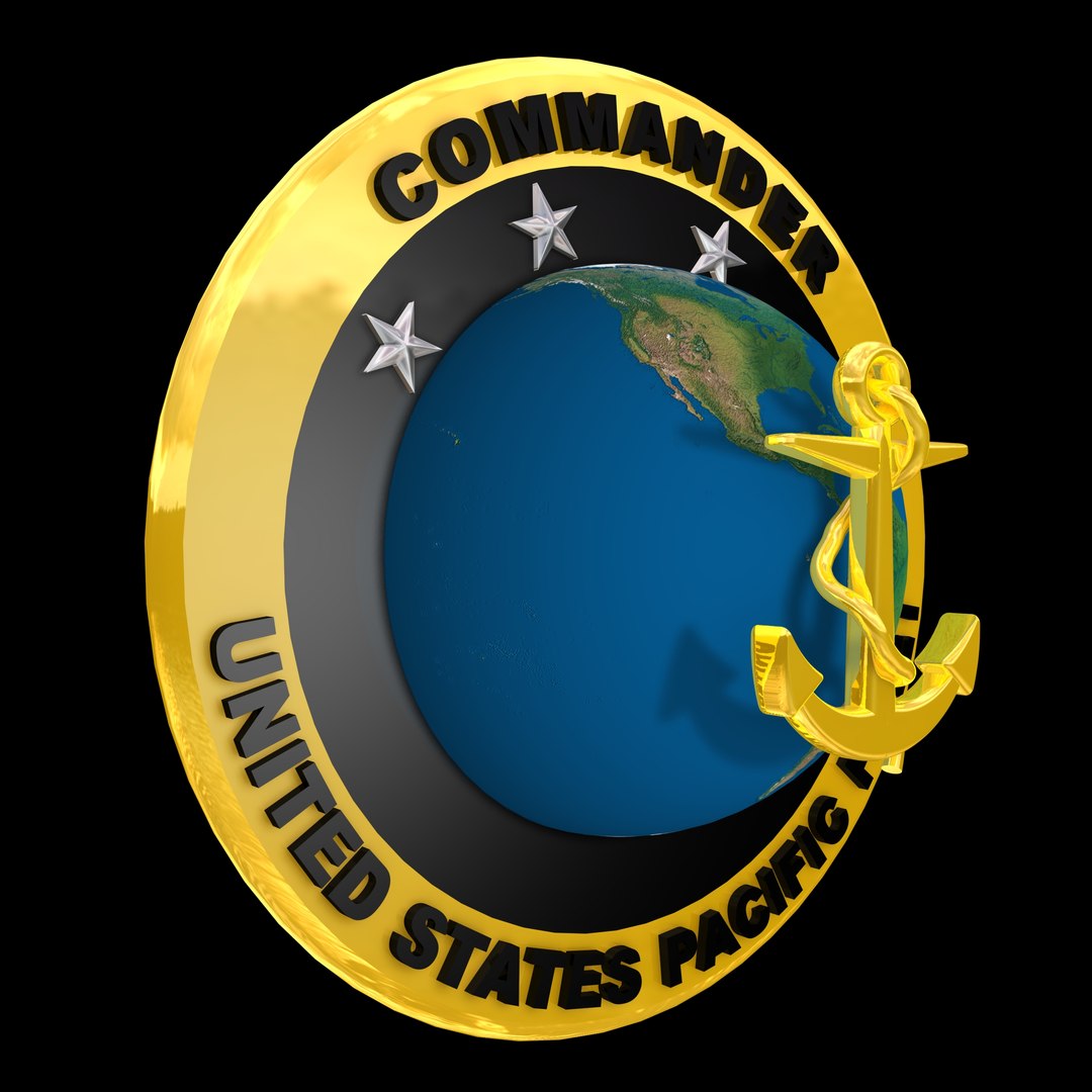 3D Model Commander Pacific Fleet Seal - TurboSquid 2259343