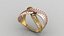 Anillos de joyería para mujer, joyería, solitario, boda, compromiso, anillos para mujer, STL 3DM