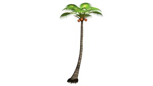 palm trees obj