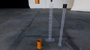 Syringe 100UI 3D