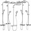 Shower systems Hansgrohe set 154