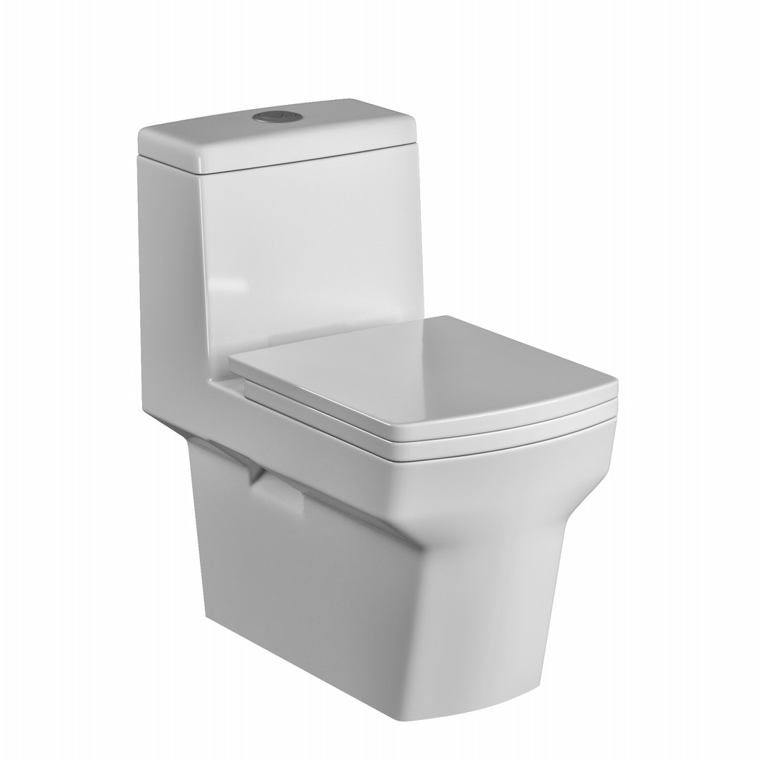 Piece Ewc Toilet 3D - TurboSquid 1690975