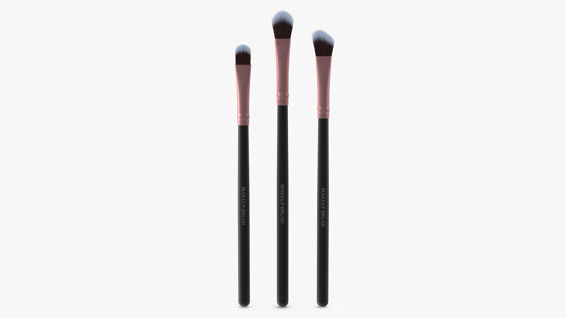 Concealer Detail and Blending Makeup Brush Fur 3D model preview