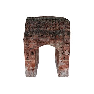 Ruined Arched Wall 02