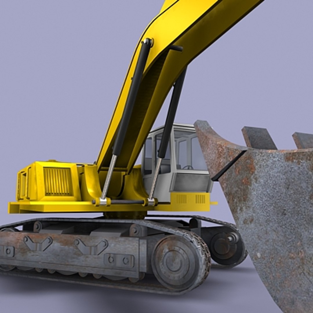 Digger Picker Caterpillar 3d Model