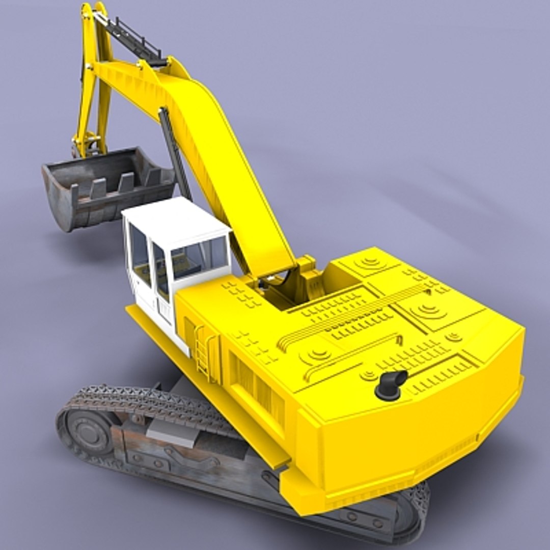 Digger Picker Caterpillar 3d Model