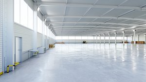 3D Warehouse Interior 5b model