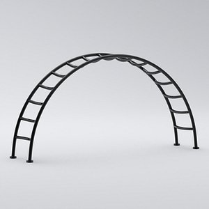 Playground Climber black 3D