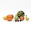 Paquete de Frutas 3D