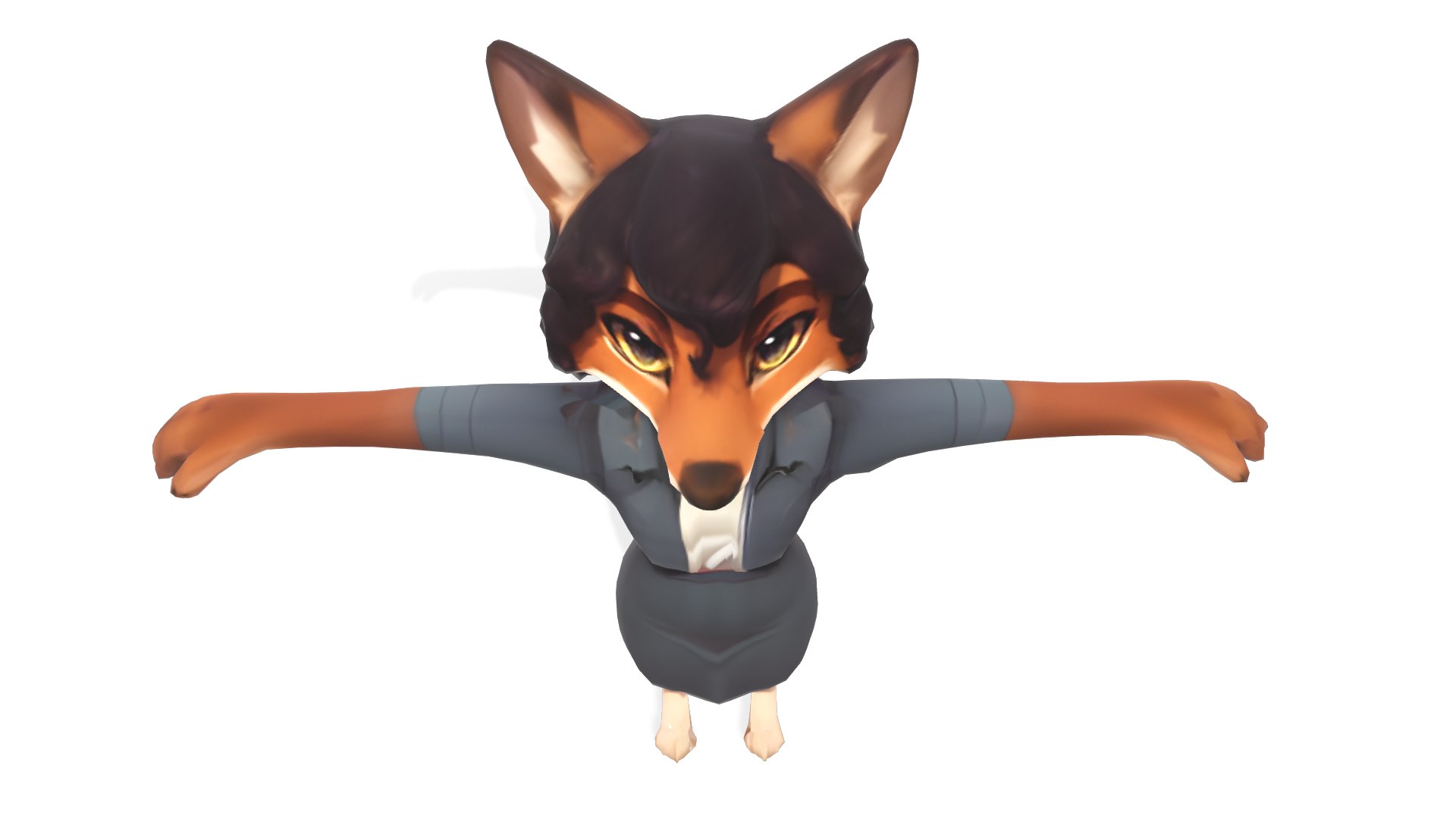 3D Fiona The Professional Fox Model - TurboSquid 2296445