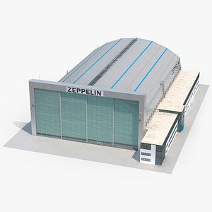 Friedrichshafen Zeppelin Hangar Rigged