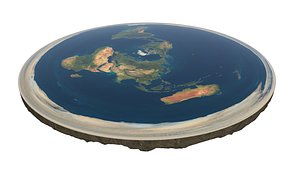 3D flat earth 8k