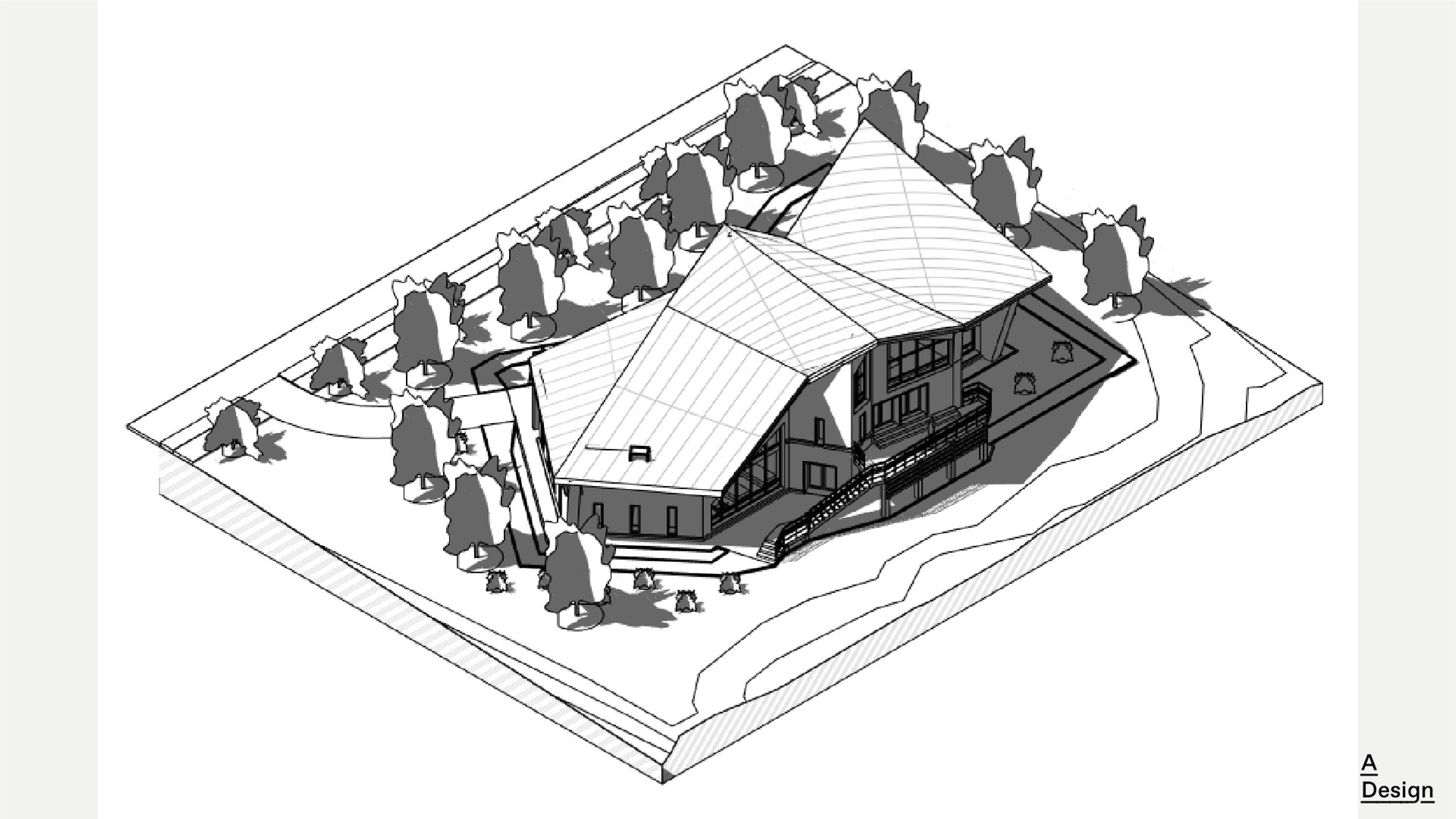 3D Model Boring House - Revit Model - TurboSquid 2017811